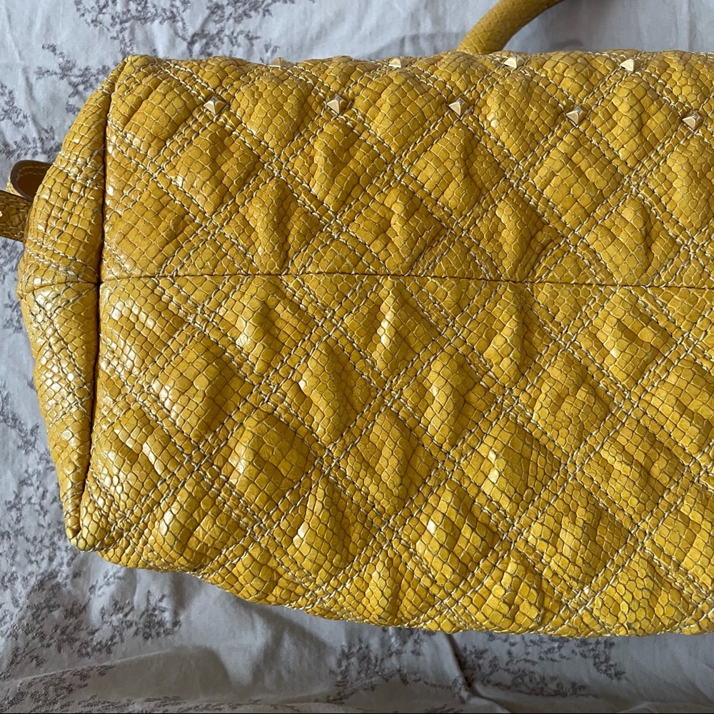 Marc Jacobs Rio Stardust Quilted Python Satchel - Picture 11 of 12